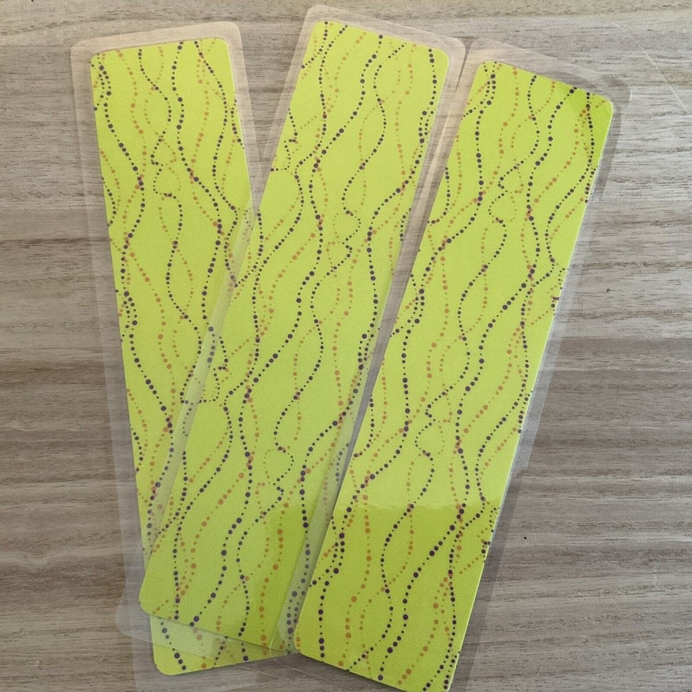 Halloween Colors  LAMINATED BOOKMARKS Set Of 3